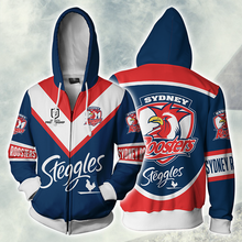 Load image into Gallery viewer, Sydney Roosters NRL Zip Hoodie Jacket