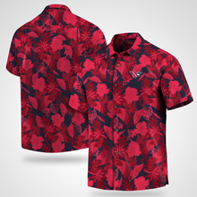 Load image into Gallery viewer, Washington Valor AFL Australian Football League Tommy Bahama Big &amp; Tall Fuego Floral Button-Up Shirt – Hawaiian Shirt