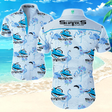 Load image into Gallery viewer, Cronulla-Sutherland Sharks NRL Hawaiian Shirt