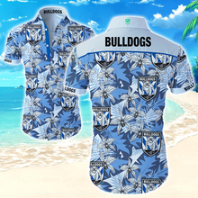 Load image into Gallery viewer, Canterbury-Bankstown Bulldogs NRL Hawaiian Shirt