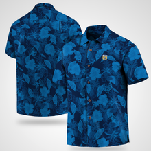 Load image into Gallery viewer, Claremont Football Club AFL Australian Football League Tommy Bahama Big &amp; Tall Fuego Floral Button-Up Shirt – Hawaiian Shirt