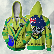 Load image into Gallery viewer, Canberra Raiders NRL Zip Hoodie Jacket