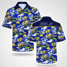 Load image into Gallery viewer, Parramatta Eels NRL National Rugby League Balenciaga Norm Fit Hawaiian Shirt
