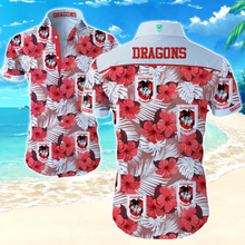 Load image into Gallery viewer, St. George Illawarra Dragons NRL Hawaiian Shirt