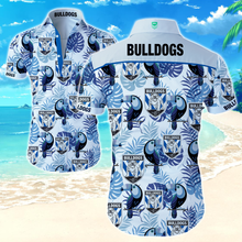 Load image into Gallery viewer, Canterbury-Bankstown Bulldogs NRL Hawaiian Shirt