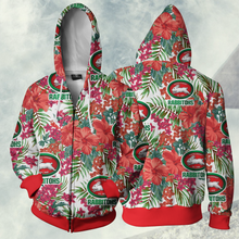 Load image into Gallery viewer, South Sydney Rabbitohs NRL Zip Hoodie Jacket