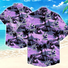Load image into Gallery viewer, Melbourne Storm NRL National Rugby League Balenciaga Norm Fit Hawaiian Shirt