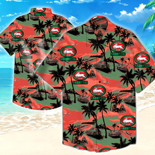 Load image into Gallery viewer, South Sydney Rabbitohs NRL National Rugby League Balenciaga Norm Fit Hawaiian Shirt