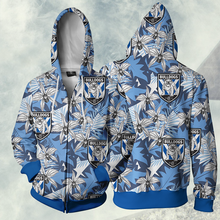 Load image into Gallery viewer, Bulldogs RLFC NRL Zip Hoodie Jacket