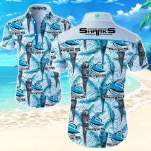 Load image into Gallery viewer, Cronulla-Sutherland Sharks NRL Hawaiian Shirt