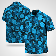 Load image into Gallery viewer, Port Adelaide Football Club AFL Australian Football League Tommy Bahama Big &amp; Tall Fuego Floral Button-Up Shirt – Hawaiian Shirt Sport