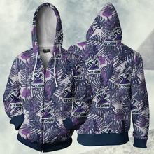 Load image into Gallery viewer, Melbourne Storm NRL Zip Hoodie Jacket