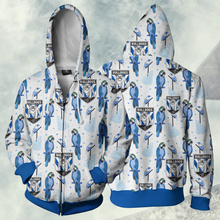 Load image into Gallery viewer, Bulldogs RLFC NRL Zip Hoodie Jacket