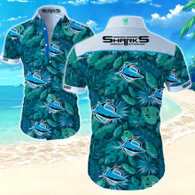 Load image into Gallery viewer, Cronulla-Sutherland Sharks NRL Hawaiian Shirt