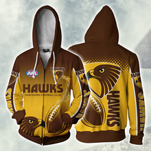 Load image into Gallery viewer, Hawthorn Football Club AFL Zip Hoodie Jacket