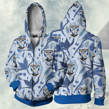 Load image into Gallery viewer, Bulldogs RLFC NRL Zip Hoodie Jacket
