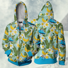 Load image into Gallery viewer, Cronulla Sharks NRL Zip Hoodie Jacket