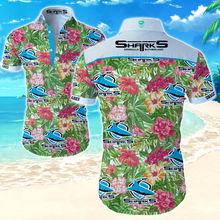 Load image into Gallery viewer, Cronulla-Sutherland Sharks NRL Hawaiian Shirt