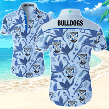 Load image into Gallery viewer, Canterbury-Bankstown Bulldogs NRL Hawaiian Shirt