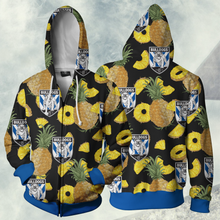Load image into Gallery viewer, Bulldogs RLFC NRL Zip Hoodie Jacket