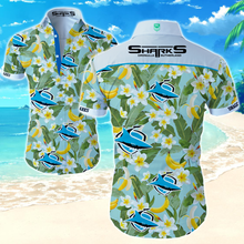 Load image into Gallery viewer, Cronulla-Sutherland Sharks NRL Hawaiian Shirt