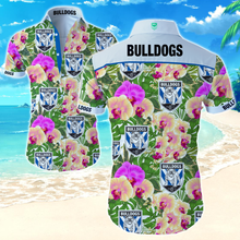 Load image into Gallery viewer, Canterbury-Bankstown Bulldogs NRL Hawaiian Shirt
