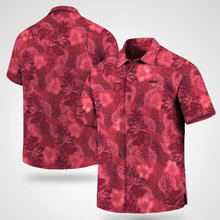 Load image into Gallery viewer, Essendon Football Club AFL Australian Football League Tommy Bahama Big &amp; Tall Fuego Floral Button-Up Shirt – Hawaiian Shirt Sport