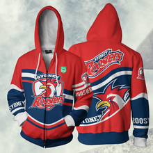 Load image into Gallery viewer, Sydney Roosters NRL Zip Hoodie Jacket