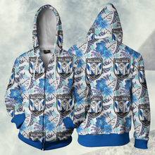 Load image into Gallery viewer, Bulldogs RLFC NRL Zip Hoodie Jacket