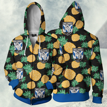 Load image into Gallery viewer, Bulldogs RLFC NRL Zip Hoodie Jacket