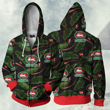 Load image into Gallery viewer, South Sydney Rabbitohs NRL Zip Hoodie Jacket