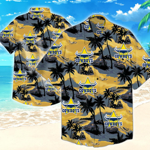 Load image into Gallery viewer, North Queensland Cowboys NRL National Rugby League Balenciaga Norm Fit Hawaiian Shirt