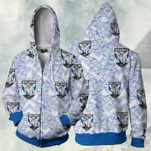 Load image into Gallery viewer, Bulldogs RLFC NRL Zip Hoodie Jacket