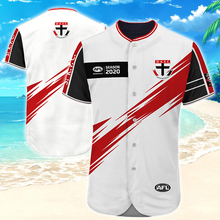 Load image into Gallery viewer, St Kilda Football Club AFL Australian Football League Baseball Jersey Shirt Print Full 3D