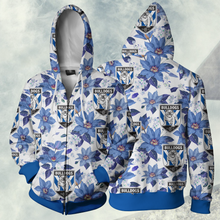 Load image into Gallery viewer, Bulldogs RLFC NRL Zip Hoodie Jacket