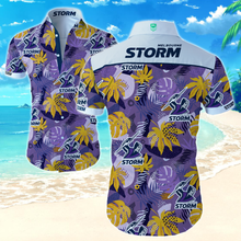 Load image into Gallery viewer, Melbourne Storm NRL National Rugby League Trendy Sport Hawaiian Shirt