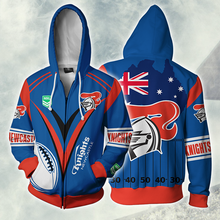 Load image into Gallery viewer, Newcastle Knights NRL Zip Hoodie Jacket