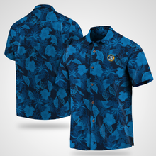Load image into Gallery viewer, Sandringham Football Club AFL Australian Football League Tommy Bahama Big &amp; Tall Fuego Floral Button-Up Shirt – Hawaiian Shirt
