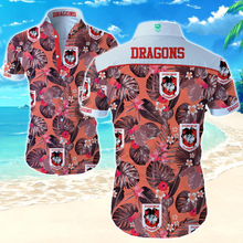 Load image into Gallery viewer, St. George Illawarra Dragons NRL Hawaiian Shirt