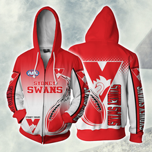 Load image into Gallery viewer, Sydney Swans AFL Zip Hoodie Jacket