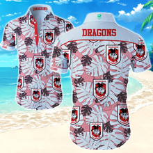 Load image into Gallery viewer, St. George Illawarra Dragons NRL Hawaiian Shirt