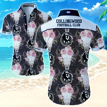 Load image into Gallery viewer, Collingwood Football Club AFL Hawaiian Shirt