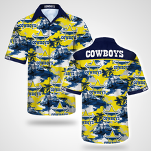Load image into Gallery viewer, North Queensland Cowboys NRL National Rugby League Balenciaga Norm Fit Hawaiian Shirt