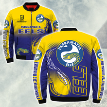 Load image into Gallery viewer, Parramatta Eels NRL Zip Hoodie Jacket