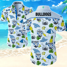 Load image into Gallery viewer, Canterbury-Bankstown Bulldogs NRL Hawaiian Shirt