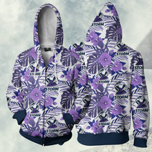 Load image into Gallery viewer, Melbourne Storm NRL Zip Hoodie Jacket