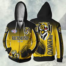 Load image into Gallery viewer, Richmond Football Club AFL Zip Hoodie Jacket