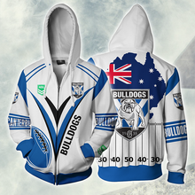 Load image into Gallery viewer, Canterbury-Bankstown Bulldogss NRL Zip Hoodie Jacket