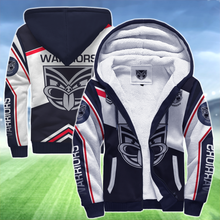 Load image into Gallery viewer, New Zealand Warriors NRL National Rugby League Zip Hoodie Fleece Jacket
