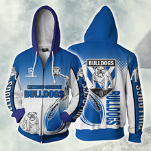 Load image into Gallery viewer, Canterbury-Bankstown Bulldogss NRL Zip Hoodie Jacket